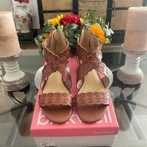 Women's Blyth Cognac Sandals Size 7.5